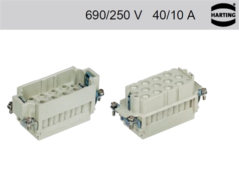 HARTING Han-Com系列插芯Han K 12/2技术介绍