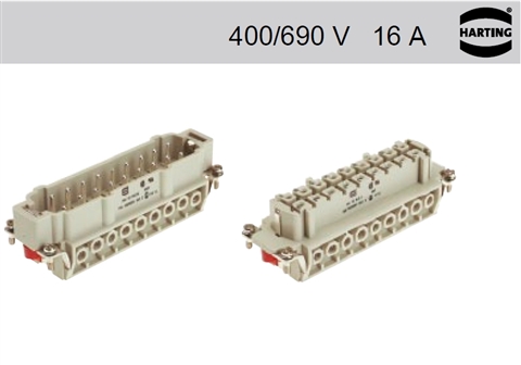 HARTING Han Hv ES系列插芯技术参数