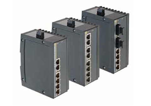 HARTING Ha-VIS eCon 3000 快速以太网交换机，支持 PoE / PoE+ 内置 DC/DC 转换